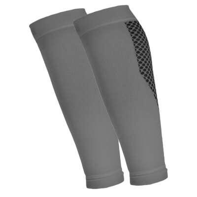 Calf Compression Sleeve 1 Pair Pack Grey