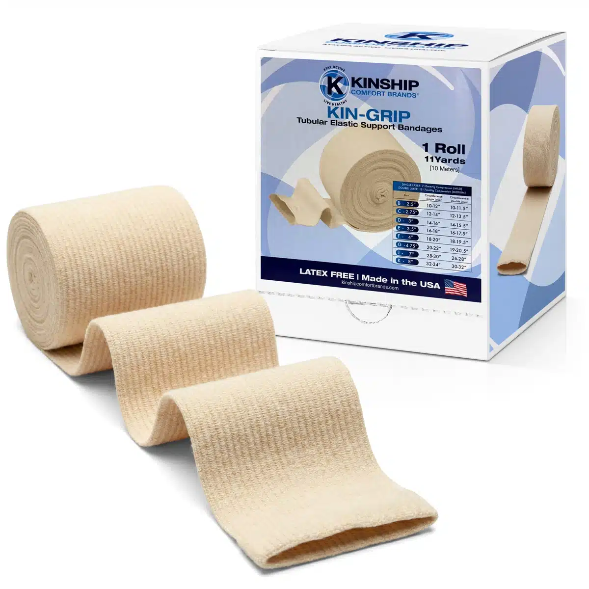 KinGrip 10 MTR Main Image KinGrip Elastic Tubular Bandage